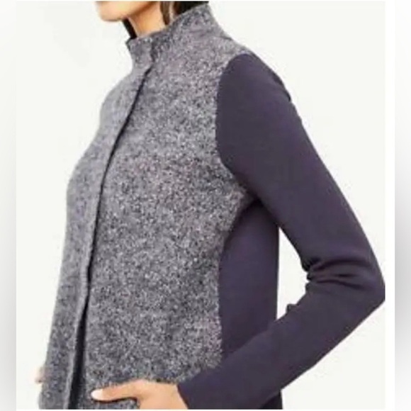 Ann Taylor Wool Sweater Jacket size Small - Picture 2 of 9